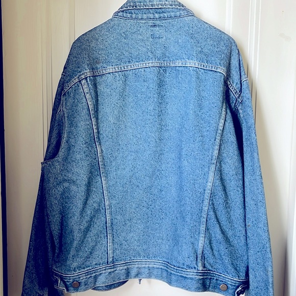 Lee Riders Denim Blue Jean Jacket Size XL Vintage EUC - Picture 7 of 10